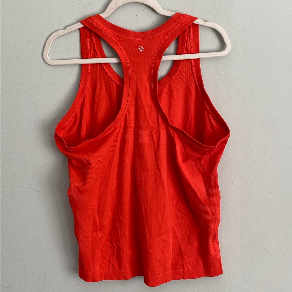 Athleta Women’s Orange Racerback Athletic Tank Top Size 1X - Picture 5 of 6